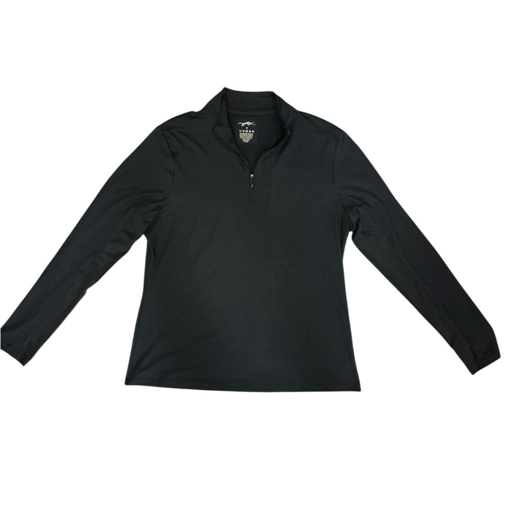 Gottex Quarter Zip black long sleeve size medium‎